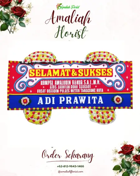 Papan Bunga Ucapan Selamat Sukaurip